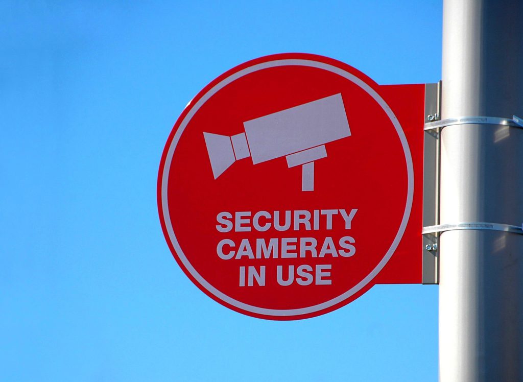 Security Cameras in Use